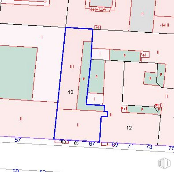 Suelo en venta en Calle Calandria, Aranjuez, Madrid, 28300 con rectángulo, mapa, esquema, fuente, pendiente, en paralelo, triángulo, patrón, dibujo técnico y plan alrededor