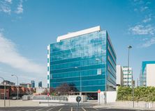 Office for rent at Camino Fuente de la Mora, 9, Hortaleza, Madrid, 28033 with building, cloud, sky, daytime, street light, tower block, urban design, condominium, line and city around