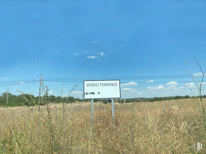 Suelo en venta en Carretera de Serranillos, Yeles, Toledo, 45220 con cielo, nube, planta, ecorregión, paisaje natural, árbol, terreno, electricidad, línea eléctrica aérea y rectángulo alrededor