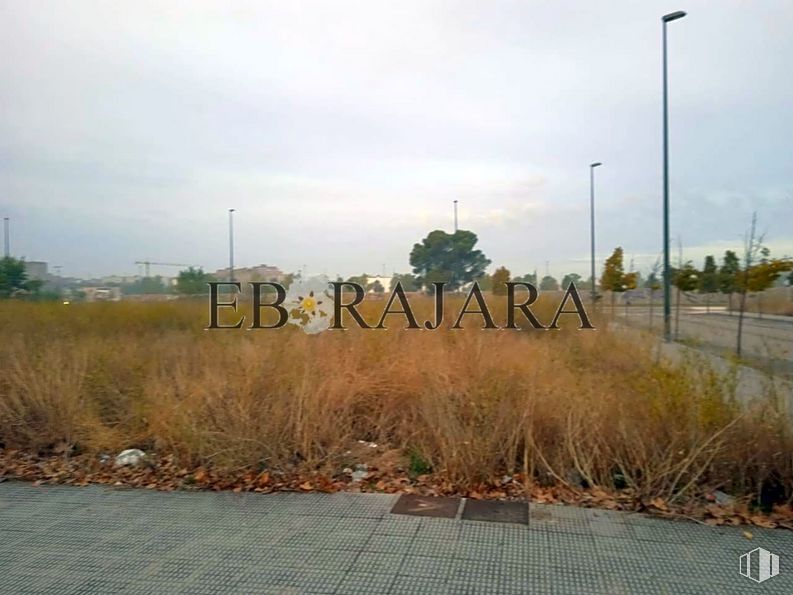 Land for sale at Calle Almiro Robledo, Talavera de la Reina, Toledo, 45600 with sky, plant, cloud, road surface, street light, asphalt, tree, land lot, overhead power line and plain around