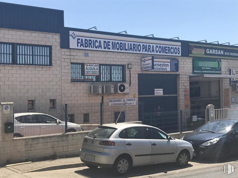 Nave en alquiler en Polígono Santa Ana , Rivas-Vaciamadrid, Madrid, 28529 con coche, ventana, neumático, rueda, luz de estacionamiento, vehículo terrestre, cielo, vehículo, edificio y vehículo de motor alrededor