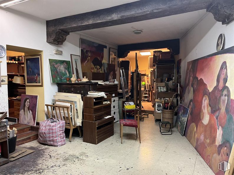 Local en venta en Calle Marqués de Santa Ana, Centro, Madrid, 28004 con silla, cuadro, marco, persona, propiedad, interiorismo, suelos, madera, suelo y pared alrededor