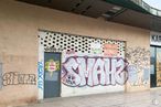 Retail for sale & for rent at Avenida Levante, Rivas-Vaciamadrid, Madrid, 28529 with handwriting, architecture, graffiti, brick, font, art, brickwork, wall, paint and building around