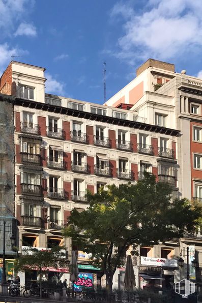 Local en alquiler en Calle Alcalá, 35, Centro, Madrid, 28014 con edificio, nube, cielo, día, ventana, infraestructura, diseño urbano, bloque de torre, árbol y condominio alrededor