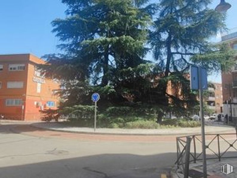 Suelo en venta en Calle Valladolid, 19, Alcobendas, Madrid, 28100 con edificio, planta, ventana, cielo, superficie de la carretera, asfalto, árbol, diseño urbano, planta leñosa y Siempre verde alrededor