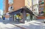 Local en alquiler en Calle Marroquina, Moratalaz, Madrid, 28030 con edificio, ventana, diseño urbano, superficie de la carretera, acera, toldo, fachada, edificio comercial, ciudad y carretera alrededor