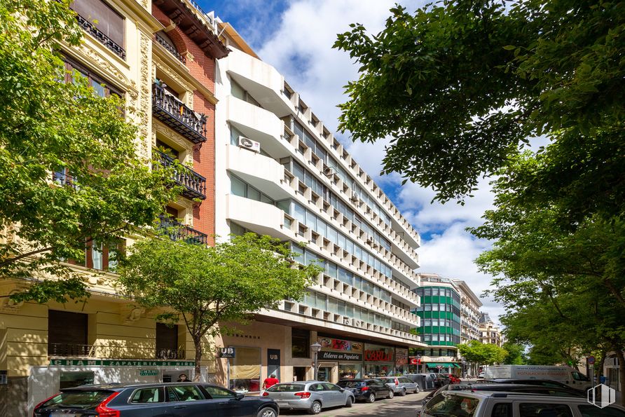 Oficina en venta en Calle Jorge Juan, 68, Salamanca, Madrid, 28009 con coche, edificio, ventana, cielo, rueda, propiedad, nube, neumático, vehículo y infraestructura alrededor