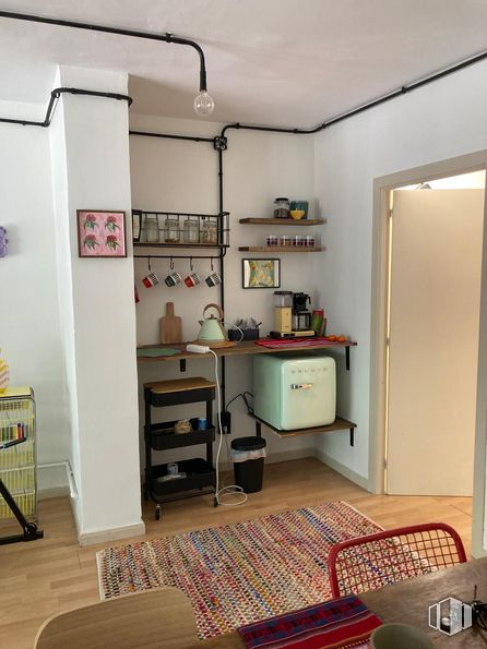 Local en alquiler en Calle Pilar de Zaragoza, 46, Salamanca, Madrid, 28028 con mueble, alumbrado, propiedad, madera, interiorismo, estante, suelos, suelo, pared y estantería alrededor