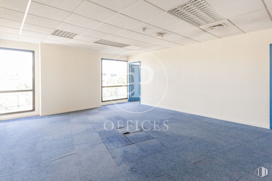 Oficina en alquiler en Zona Ensanche, Alcobendas, Madrid, 28100 con ventana, edificio, accesorio, hall, suelos, suelo, madera, puerta, techo y casa alrededor