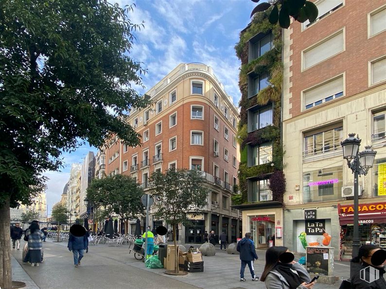 Local en venta en Calle Jardines, 8, Centro, Madrid, 28013 con persona, edificio, pájaro, cielo, durante el día, ventana, nube, arquitectura, diseño urbano y árbol alrededor