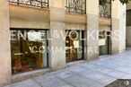 Retail for sale at Calle Núñez de Balboa, Salamanca, Madrid, 28001 with door, architecture, fixture, building, wall, road surface, facade, font, tints and shades and city around