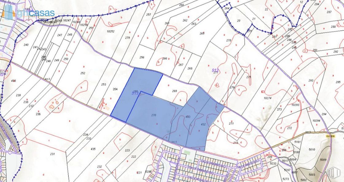 Land for sale at Carretera Pioz, Loranca de Tajuña, Guadalajara, 19141 with property, ecoregion, map, world, schematic, urban design, land lot, font, line and atlas around