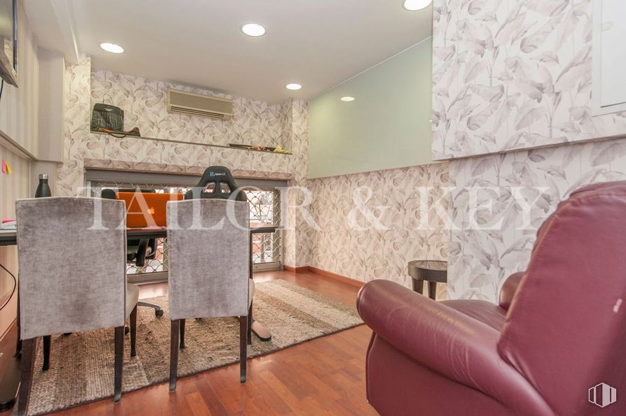 Oficina en venta en Calle Vallehermoso, Chamberí, Madrid, 28015 con silla, mueble, propiedad, confort, edificio, madera, interiorismo, suelos, suelo y pared alrededor