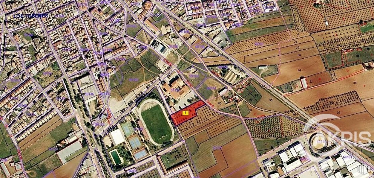 Suelo en venta en Sector Ua-Du-Ed-31, Los Yébenes, Toledo, 45470 con propiedad, mapa, infraestructura, diseño urbano, lote de terreno, arquitectura, barrio, zona residencial, espacio público y paisaje alrededor