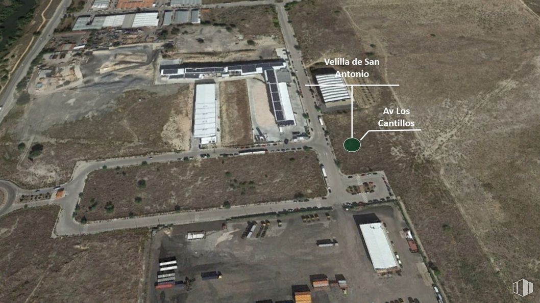 Suelo en venta en Polígono Industrial Miralrío, Velilla de San Antonio, Madrid, 28891 con edificio, lote de tierra, diseño urbano, paisaje, asfalto, carretera, material compuesto, vista de pájaro, suelo y ciudad alrededor