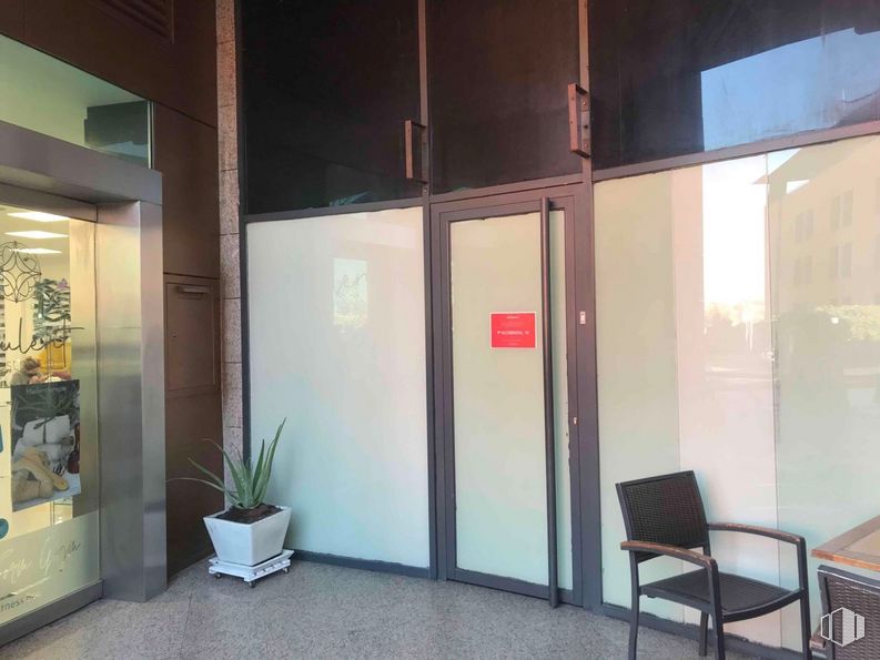 Oficina en alquiler en Zona Diversia, Alcobendas, Madrid, 28108 con planta de interior, silla, planta, maceta, accesorio, pavimentos, edificio, piso, madera y exterior automotriz alrededor