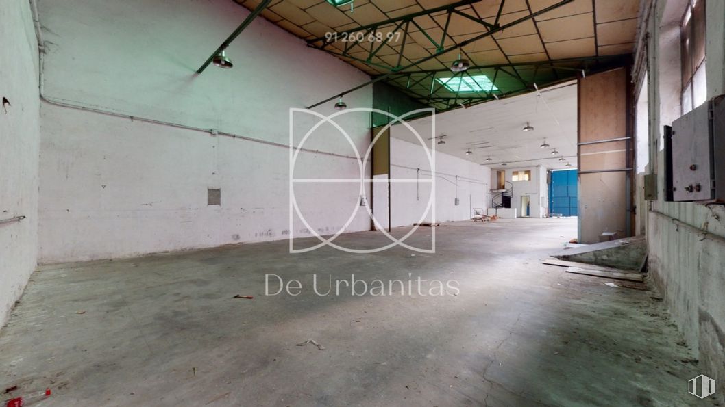 Nave en alquiler en Cobo Calleja, Fuenlabrada, Madrid, 28947 con edificio, suelo, suelos, hall, hormigón, material compuesto, accesorio, espacio, casa y techo alrededor