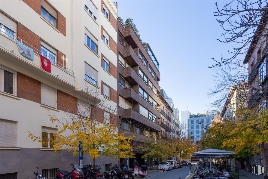 Local en alquiler en Calle Padilla, 6, Salamanca, Madrid, 28006 con edificio, durante el día, ventana, cielo, rueda, infraestructura, planta, árbol, diseño urbano y vehículo alrededor