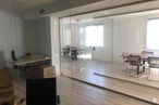 Office for rent at Polígono industrial Alcobendas, Alcobendas, Madrid, 28108 with chair, table, furniture, fixture, wood, building, hall, interior design, flooring and floor around