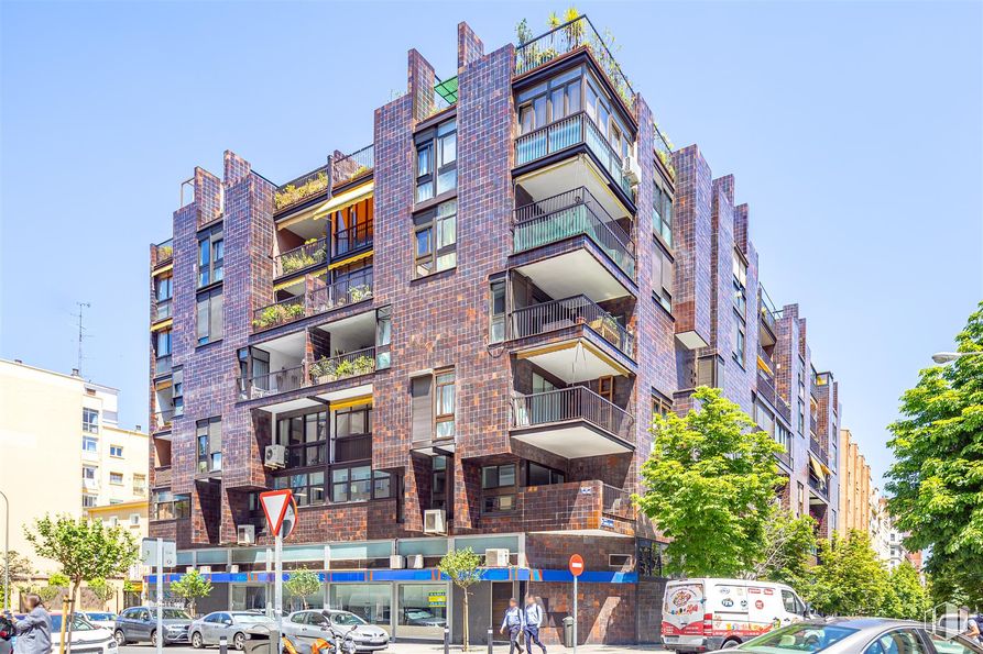 Oficina en venta en Calle Cristóbal Bordíu, Chamberí, Madrid, 28003 con edificio, cielo, neumático, rueda, coche, ventana, bloque de pisos, árbol, condominio y vehículo alrededor