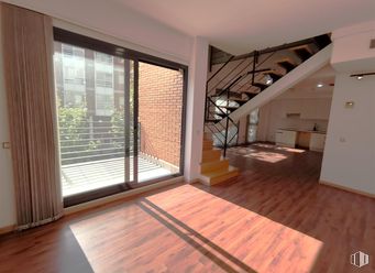 Office for sale at Calle Cronos, 20, San Blas - Canillejas, Madrid, 28037 with fixture, wood, shade, building, floor, flooring, wood stain, hardwood, real estate and window around