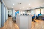 Office for sale at Nueva España, Chamartín, Madrid, 28016 with chair, furniture, table, fixture, interior design, flooring, floor, wood, building and desk around