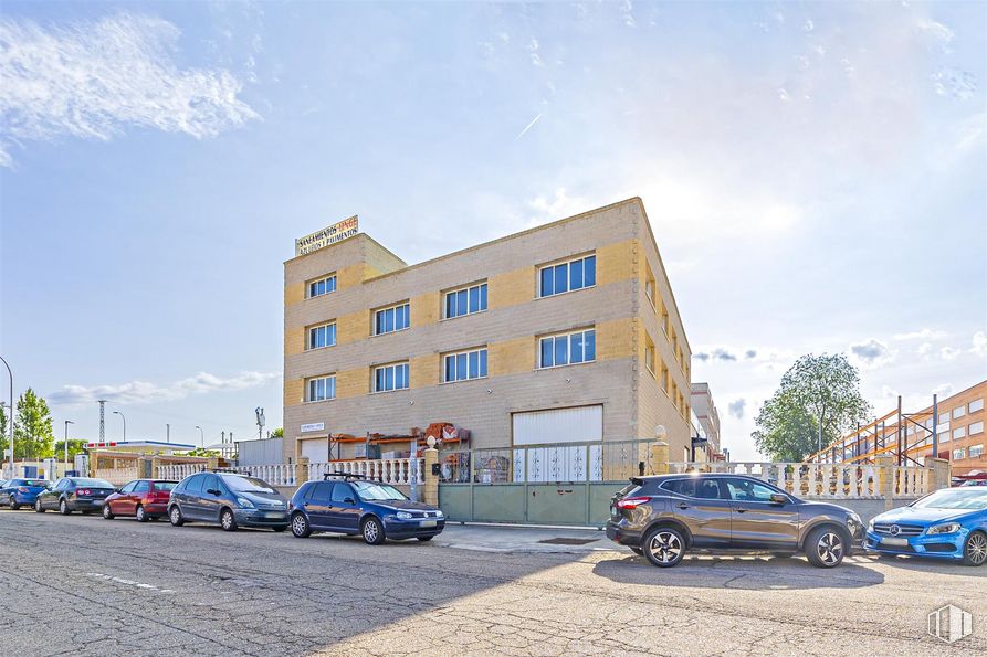 Nave en venta en Calle Franklin, 3, Getafe, Madrid, 28906 con coche, edificio, ventana, rueda, nube, vehículo terrestre, neumático, cielo, vehículo y vehículo de motor alrededor