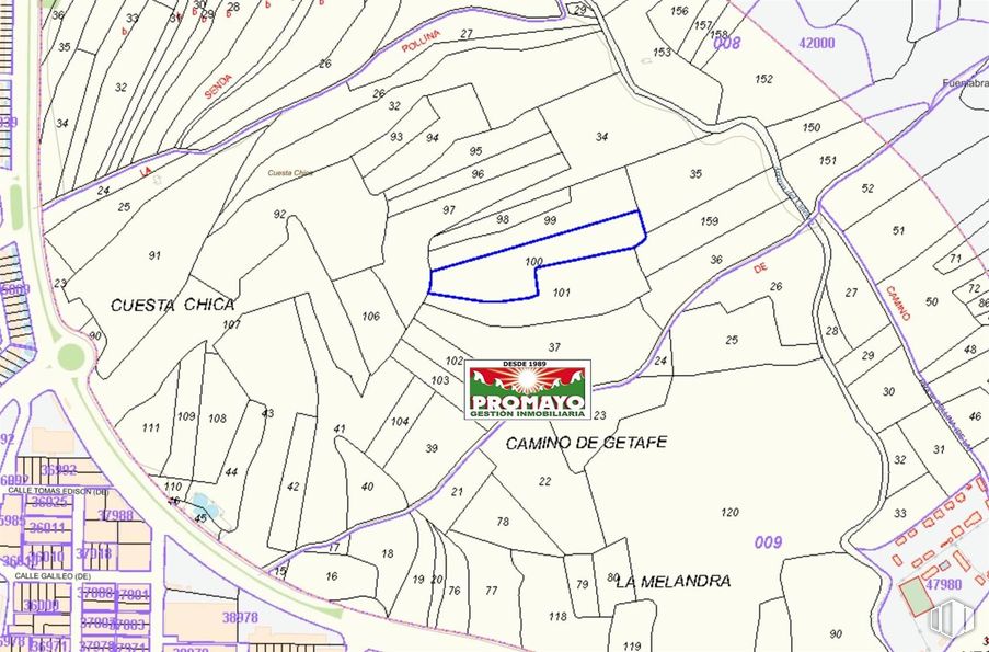 Suelo en venta en Parque Pollina, Fuenlabrada, Madrid, 28946 con mundo, mapa, fuente, diseño urbano, pendiente, en paralelo, atlas, círculo, diagrama y diseño alrededor