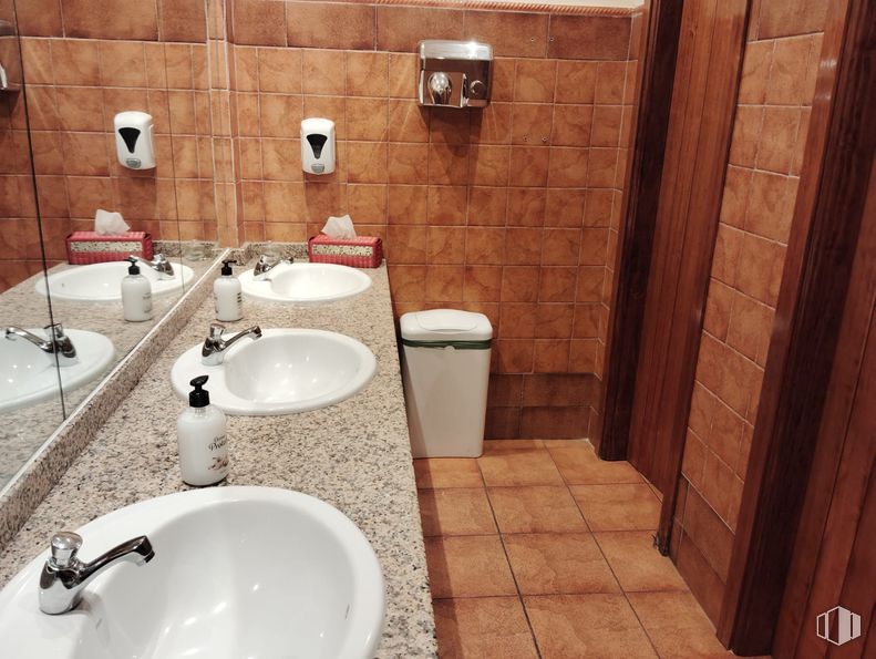 Retail for rent at Calle Luis Buñuel, Pozuelo de Alarcón, Madrid, 28223 with tap, bottle, sink, toilet, packaged goods, bathroom sink, wall, bathroom, flooring and plumbing fixture around