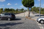 Land for sale at Avenida Aragón - Parcela T.3.3 402, San Blas - Canillejas, Madrid, 28022 with car, wheel, tire, automotive parking light, sky, land vehicle, vehicle, cloud, plant and automotive tire around