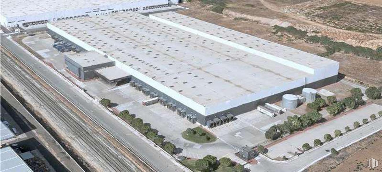 Industrial for rent at Avenida Picones, 9, Alovera, Guadalajara, 19208 with urban design, aerial photography, bird's-eye view, factory, design, headquarters and warehouse around