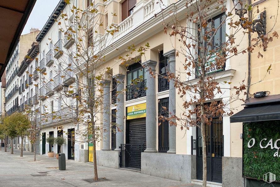 Local en alquiler en Plaza Santa Ana, 4, Centro, Madrid, 28012 con edificio, día, propiedad, ventana, planta, barrio, diseño urbano, puerta, área residencial y ciudad alrededor