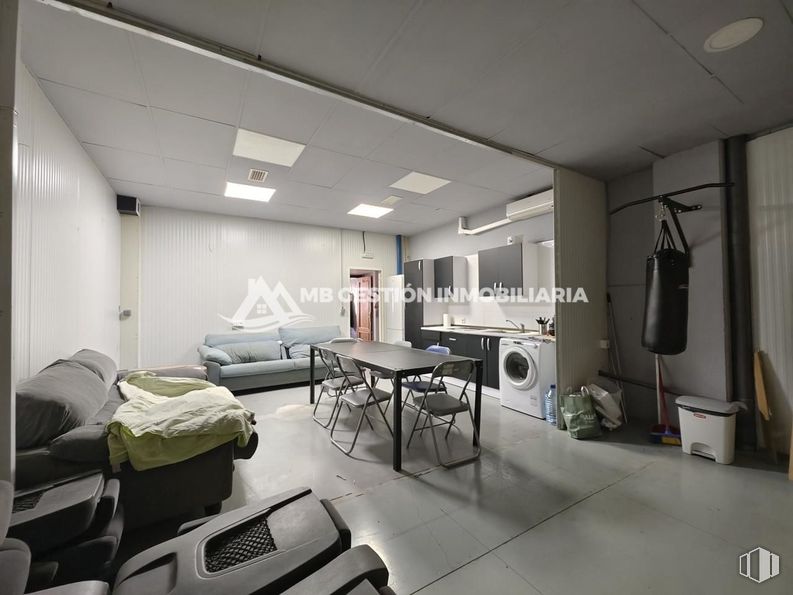 Industrial for sale at Polígono Industrial Villa Azaña, Numancia de la Sagra, Toledo, 45230 with chair, couch, washing machine, furniture, interior design, floor, flooring, lamp, building and living room around