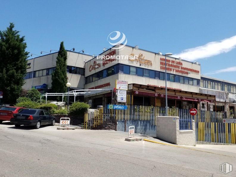 Local en alquiler en Polígono Industrial Santa Ana, Rivas-Vaciamadrid, Madrid, 28529 con coche, cielo, luz de estacionamiento, nube, edificio, vehículo, neumático, árbol, barrio y zona residencial alrededor