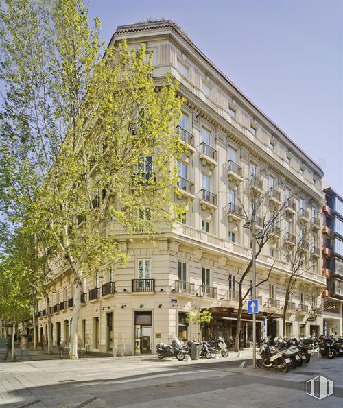 Oficina en alquiler en Calle Hermosilla, 11, Salamanca, Madrid, 28001 con edificio, cielo, durante el día, propiedad, rueda, neumático, árbol, diseño urbano, ventana y barrio alrededor