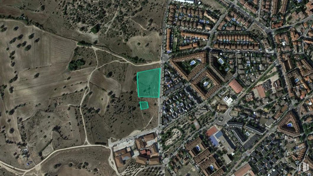 Suelo en venta en Sector Sau6, Sevilla la Nueva, Madrid, 28609 con mapa, terreno, diseño urbano, línea, barrio, zona residencial, bienes raíces, paisaje, carretera y ciudad alrededor