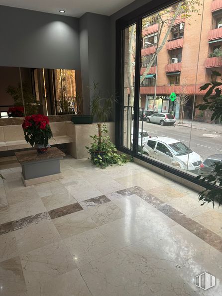 Office for rent at Calle Téllez, 24, Retiro, Madrid, 28007 with car, building, houseplant, flooring, floor, composite material, tile, concrete, tile flooring and flagstone around