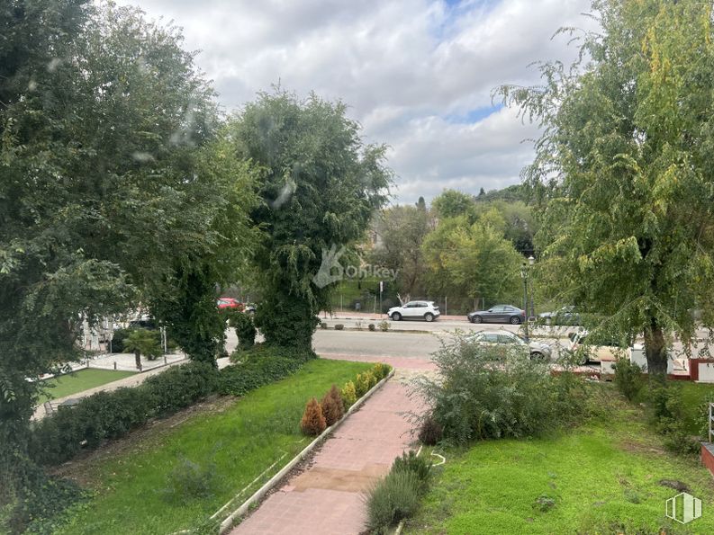 Local en venta en Urbanización Villafranca del Castillo, Villanueva de la Cañada, Madrid, 28691 con planta, nube, cielo, coche, luz de la calle, árbol, vehículo, rueda, paisaje natural y vegetación alrededor