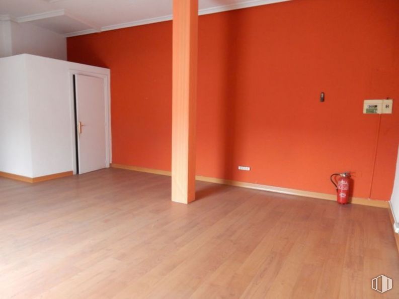 Retail for rent at Santa Teresa-Vista Hermosa, Toledo, 45004 with wood, orange, hall, flooring, amber, floor, wood stain, wall, laminate flooring and hardwood around