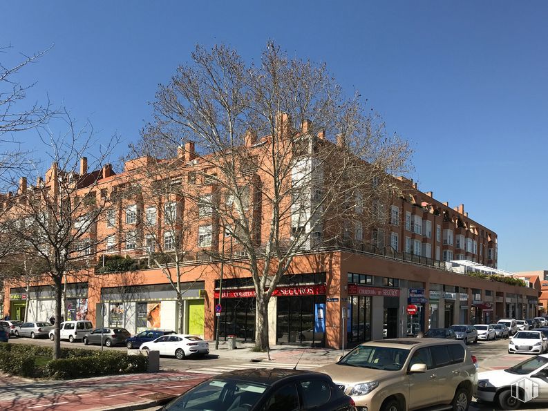 Local en venta en Calle Alegría de Oria, 49, San Blas - Canillejas, Madrid, 28027 con coche, edificio, rueda, cielo, neumático, vehículo, planta, ventana, árbol y exterior automotriz alrededor