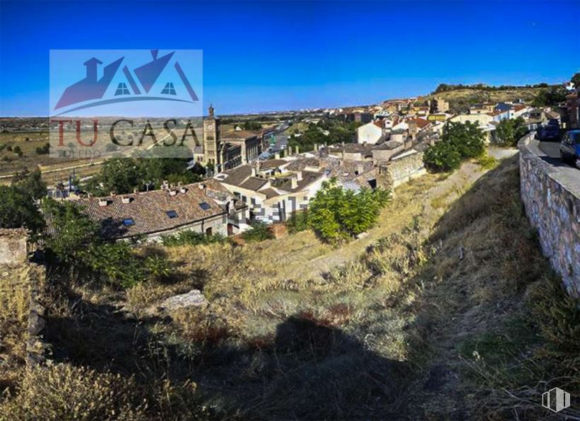 Land for sale at Calle Subida del Hospital, Toledo, 45006 with plant, sky, azure, window, natural landscape, terrain, wall, tree, landscape and mountainous landforms around