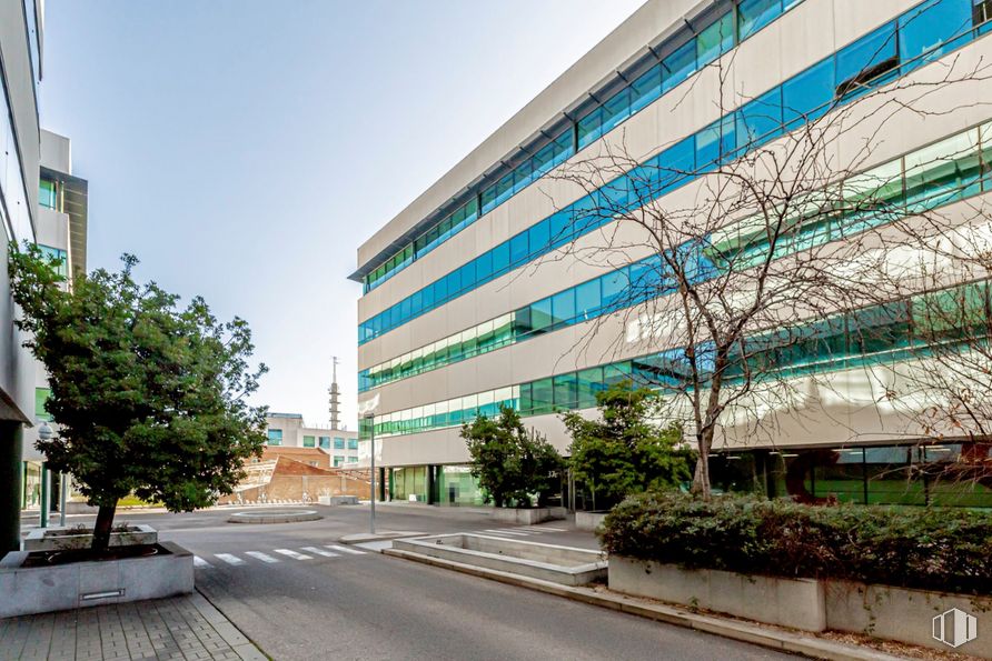 Oficina en alquiler en Calle Hermanos García Noblejas, 37 C, San Blas - Canillejas, Madrid, 28037 con edificio, planta, cielo, diseño urbano, ventana, arquitectura, árbol, condominio, barrio y bloque de torres alrededor