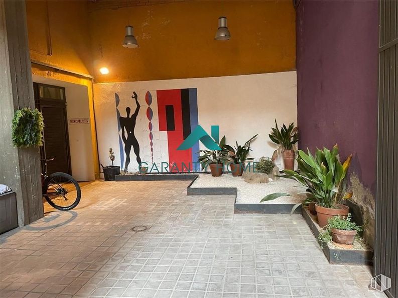 Office for rent at Barrio Pacífico, Retiro, Madrid, 28007 with bicycle, tire, wheel, houseplant, bicycle wheel, plant, property, building, flowerpot and interior design around