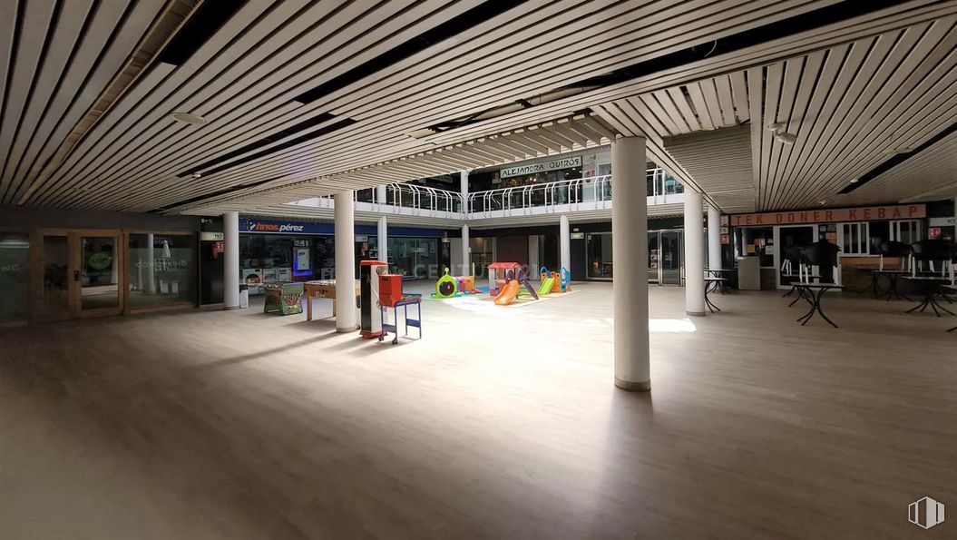 Retail for sale & for rent at Calle Comunidad de Madrid, Las Rozas de Madrid, Madrid, 28230 with fixture, floor, flooring, composite material, city, ceiling, building material, concrete, hall and event around