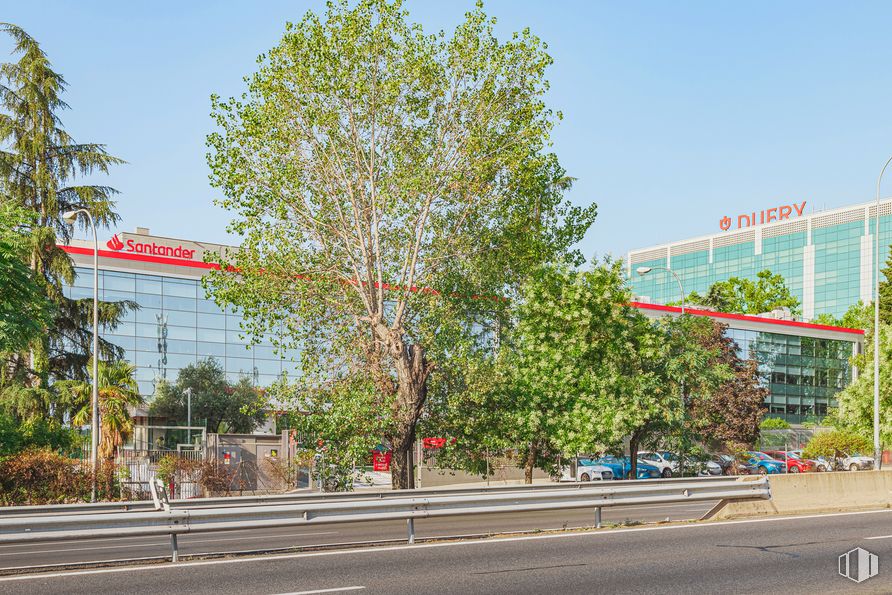 Oficina en alquiler en Calle Josefa Valcárcel, 34-36, San Blas - Canillejas, Madrid, 28027 con cielo, planta, edificio, árbol, diseño urbano, vegetación, superficie de la carretera, asfalto, barrio y zona residencial alrededor