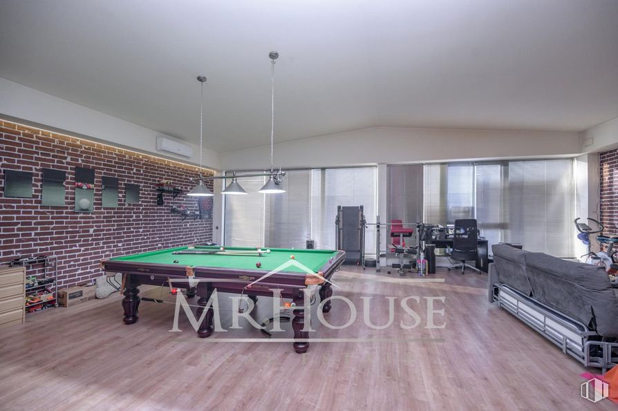 Industrial for sale at Calle Costa del Sol, Yuncos, Toledo, 45210 with billiard table, table, couch, light fixture, furniture, interior design, flooring, floor, ceiling and wood around