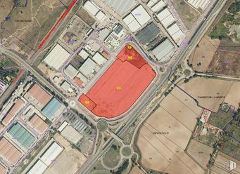 Suelo en alquiler en Zona logística, Azuqueca de Henares, Guadalajara, 19200 con estadio, mapa, edificio, lote de terreno, diseño urbano, vía pública, barrio, espacio público, zona residencial y paisaje alrededor