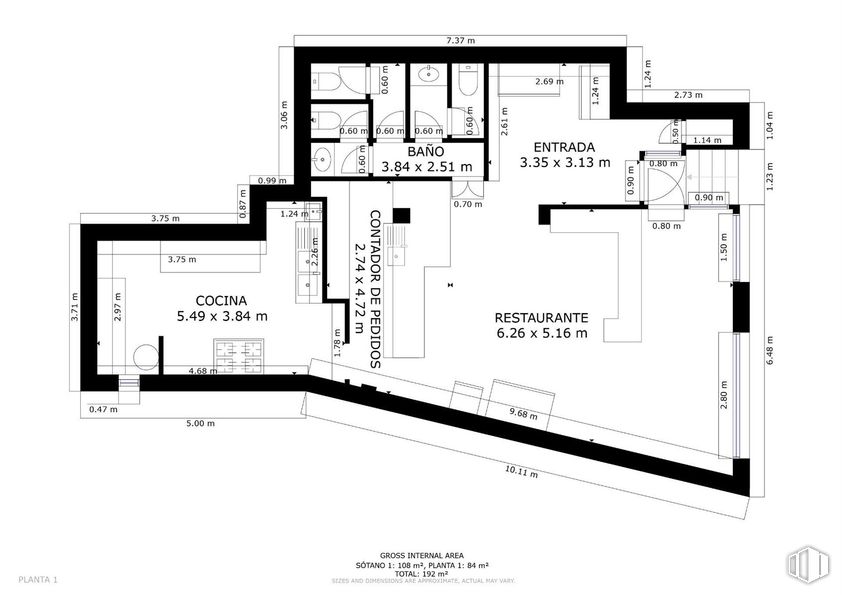 Local en venta en Zona Pueblo, Pozuelo de Alarcón, Madrid, 28223 con blanco, plan, mapa, esquema, diagrama, dibujo técnico, plano, diseño y boceto alrededor