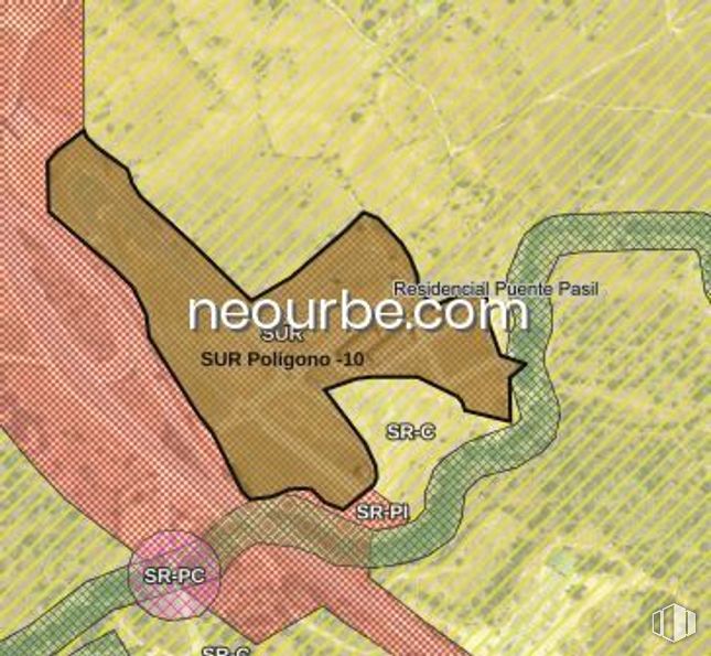 Land for sale at Calle Puente Pasil, El Tiemblo, Ávila, 05270 with ecoregion, font, slope, pattern, map, soil, landscape, circle and art around