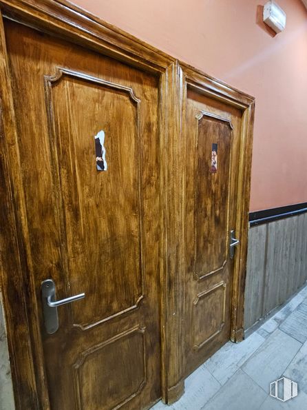 Retail for sale at Calle Doctor Esquerdo, 25, Salamanca, Madrid, 28028 with door handle, door, wood, flooring, floor, brown, wood stain, home door, hardwood and varnish around